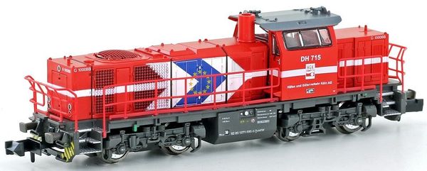 Kato HobbyTrain Lemke H3076 - German Diesel locomotive Vossloh G1000 BB of the HGK